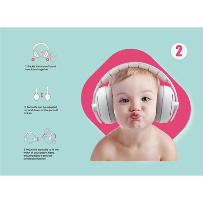 2 in 1 Baby Earmuffs Noise Reduction Headphone