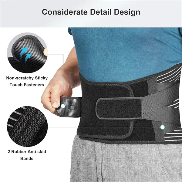 Back Braces for Pain Relief Lumbar Support Belt Size L