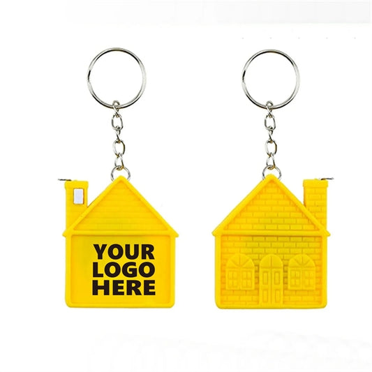 Hut Shape Tape Measure Keychain