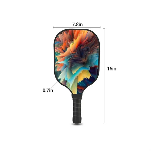 Unisex Comfort Grip Carbon Fiber Pickleball Paddles Set