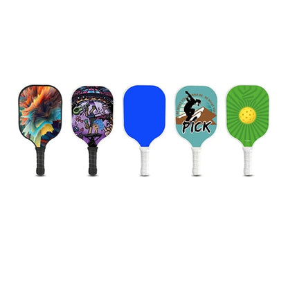 Unisex Comfort Grip Carbon Fiber Pickleball Paddles Set