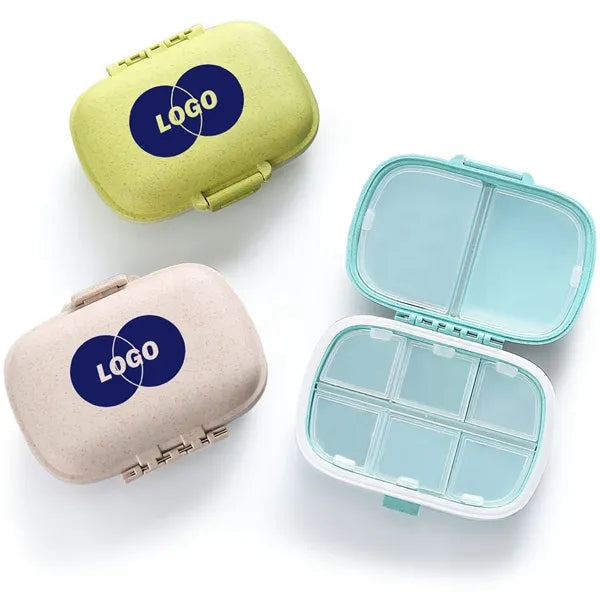 8 Compartments Travel Essentials Pill Organizer
