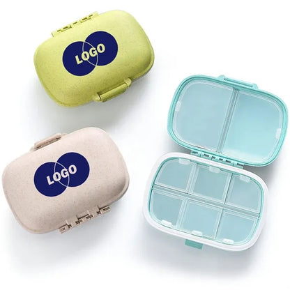 8 Compartments Travel Essentials Pill Organizer