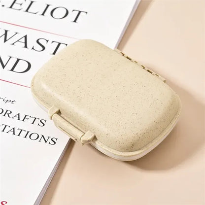 8 Compartments Travel Essentials Pill Organizer