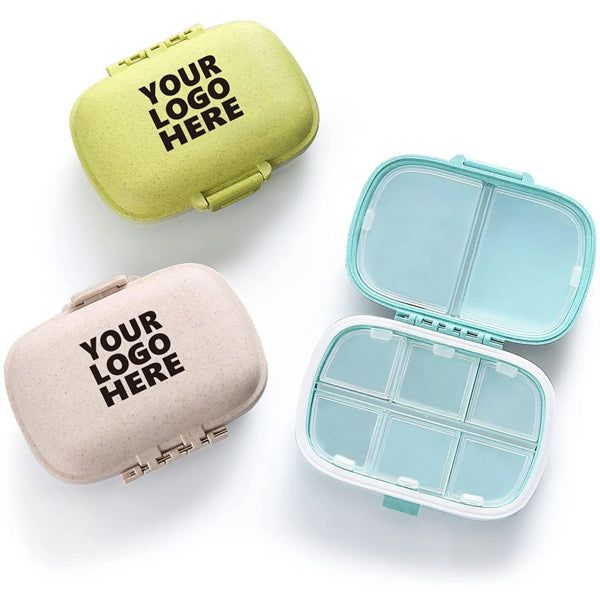 Travel Essentials 8 Compartments Portable Pill Case