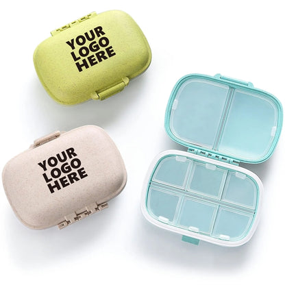Travel Essentials 8 Compartments Portable Pill Case