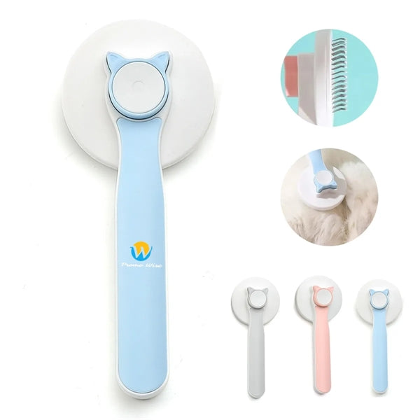 Steel Needle Round Head Hair Removal Comb For Cats And Dogs