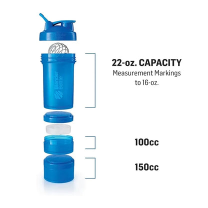 16oz Three-layer Protein Powder Shaker Cup