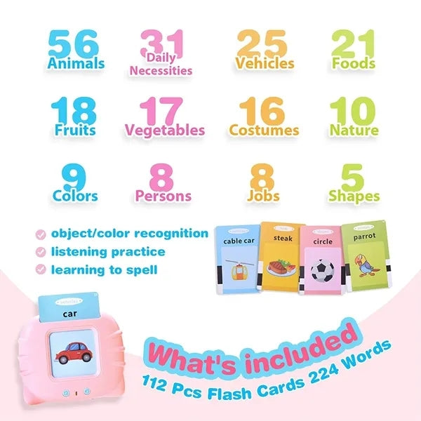 Talking Flash Cards Learning Toys