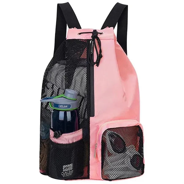 Surfing Mesh Drawstring Bag