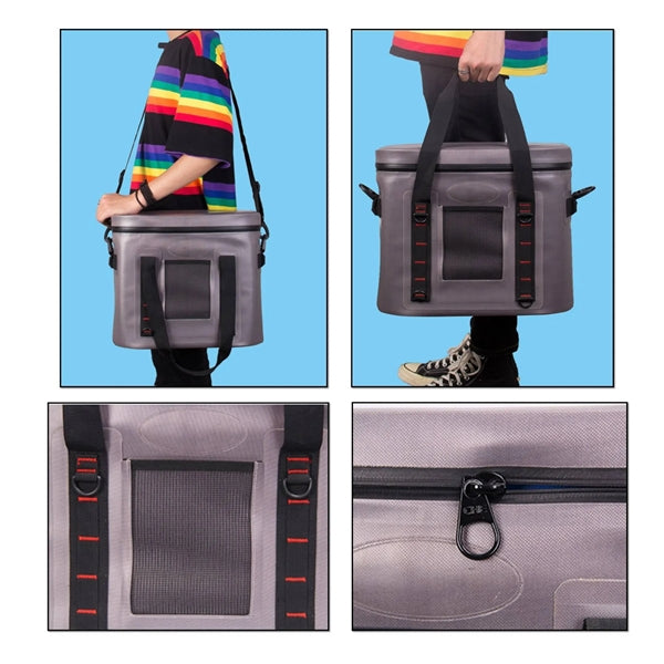 14 Cans Camping Lunch Waterproof Cooler Bag