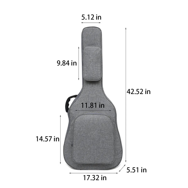 Bass Guitar Gig Bag 0.47 inch Padding
