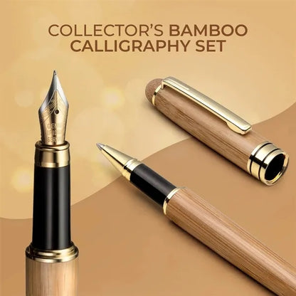 Bamboo Pencil Set with Gift Case