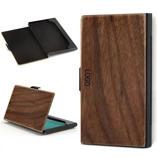 Walnut Business Card Case