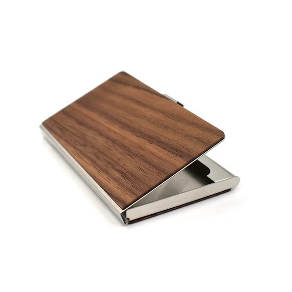 Walnut Business Card Case