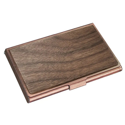 Walnut Business Card Case