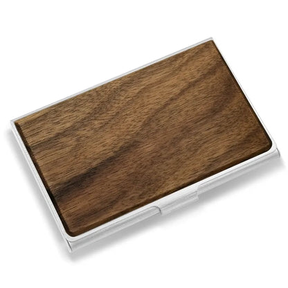 Walnut Business Card Case
