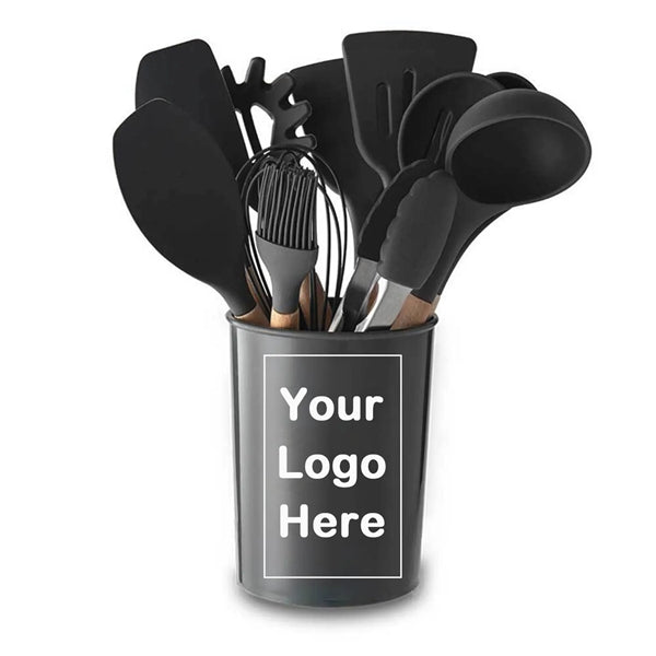 Silicone Non-Stick Kitchen Utensils 12-Piece Set