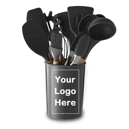 Silicone Non-Stick Kitchen Utensils 12-Piece Set