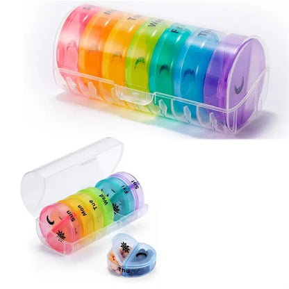 Weekly 7-Day Med Case Pill Dispenser Medicine Box