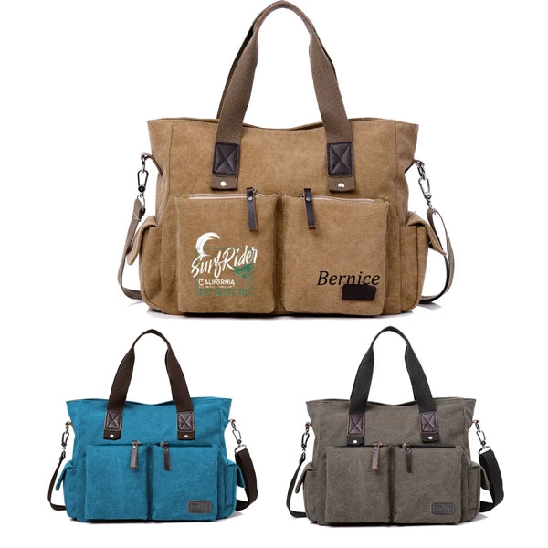 Heavy Canvas Purses Handbags Shoulder Crossbody Tote Bag