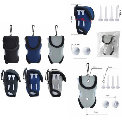 Golf Ball Tees Holder Bag Set