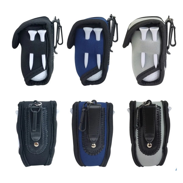 Golf Ball Tees Holder Bag Set
