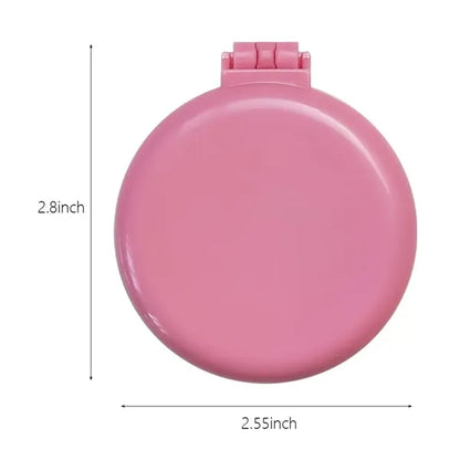 Folding Hair Brush with Mirror