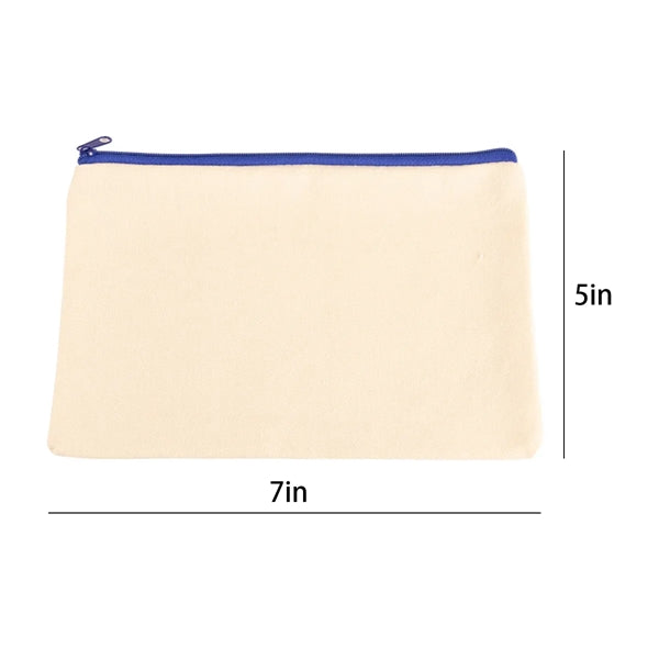 Blank DIY Craft Multipurpose Pencil Case Makeup Bag