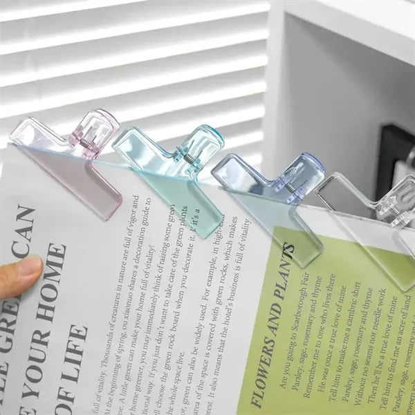 Transparent Acrylic Clip