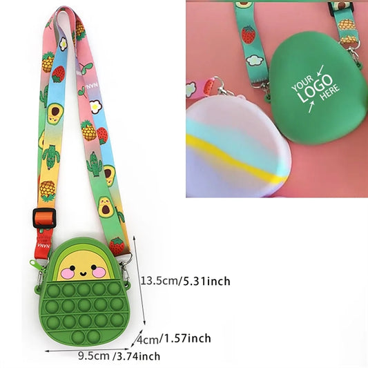 Cute Cartoon Fruit Silicone Coin Purse