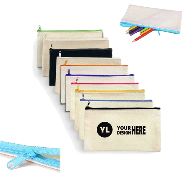 Eco-friendly Canvas Pencil Case