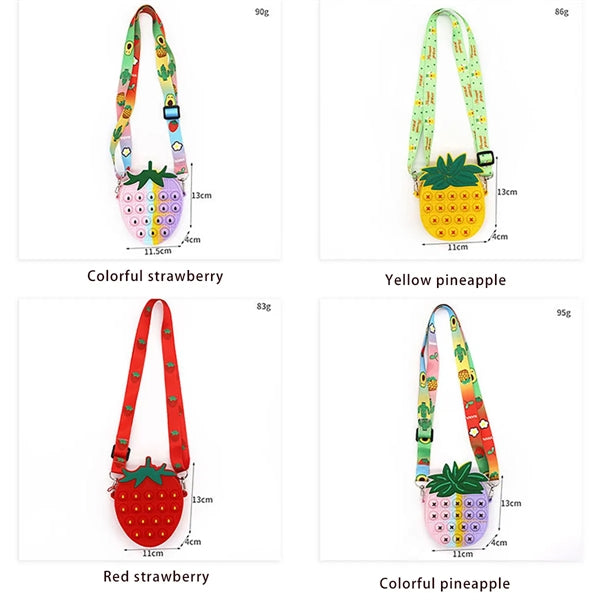 Cute Cartoon Fruit Silicone Coin Purse