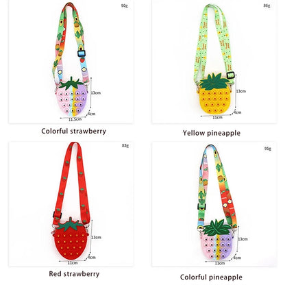 Cute Cartoon Fruit Silicone Coin Purse