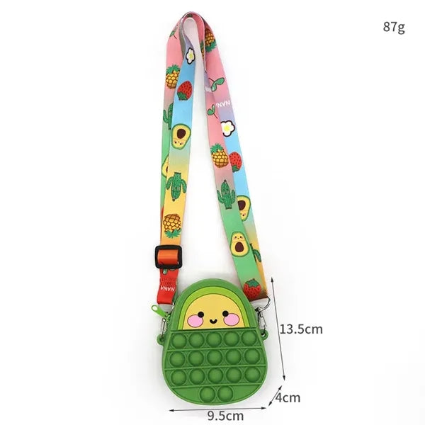 Cute Cartoon Fruit Silicone Coin Purse
