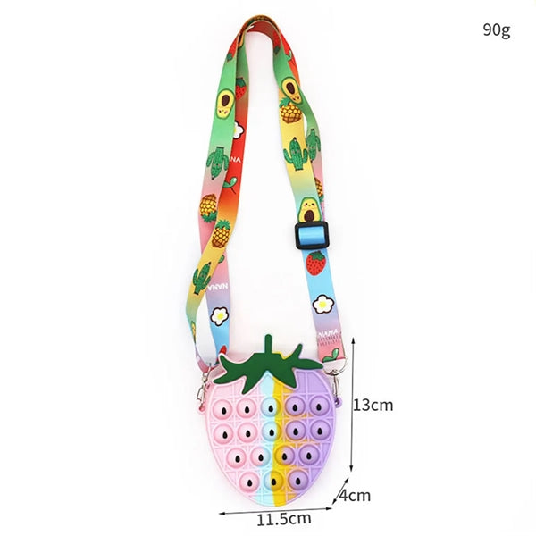 Cute Cartoon Fruit Silicone Coin Purse