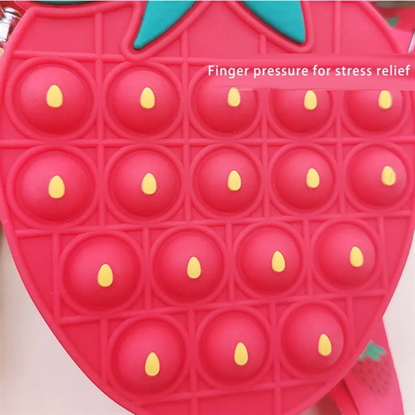 Cute Cartoon Fruit Silicone Coin Purse