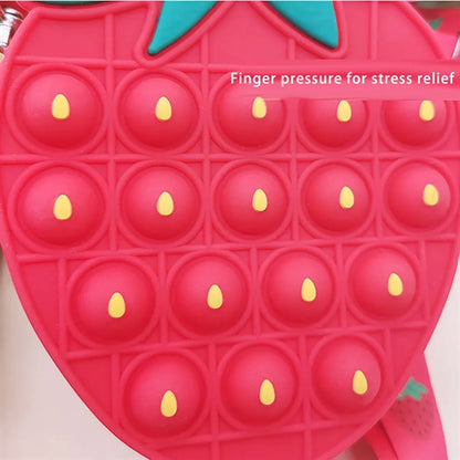 Cute Cartoon Fruit Silicone Coin Purse