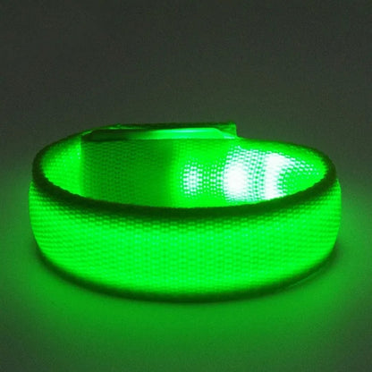glowing in The Dark Party Bracelets Armbands,Dog Glow Collar