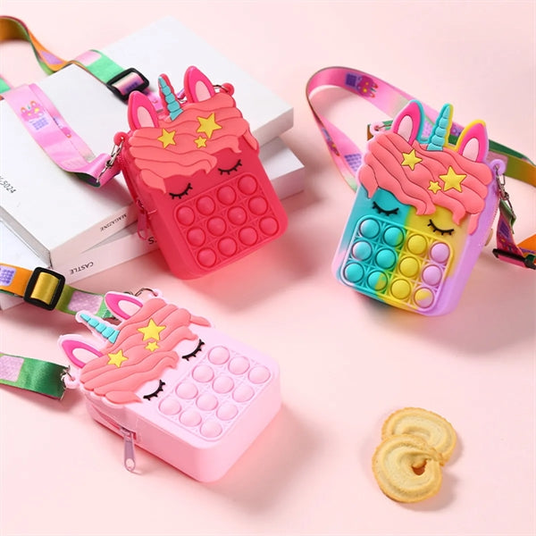Unicorn Pop Fidget Backpack Holiday Gifts
