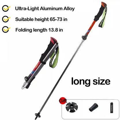 Ultra-Light Aluminum Alloy Hiking Outdoor Trekking Pole