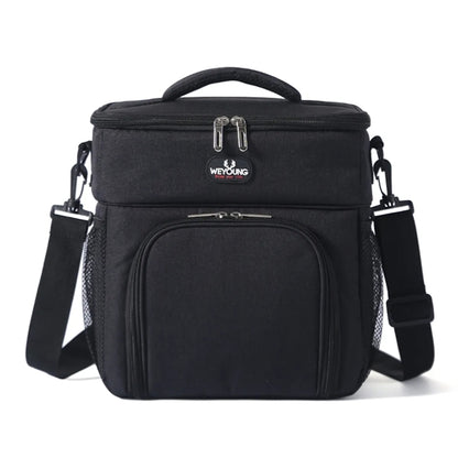 Double Layer Insulated Lunch Cooler Bag