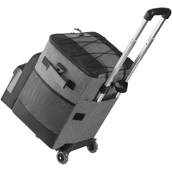 Personal Large Insulated Cooler Trolley Folding Shopping Car