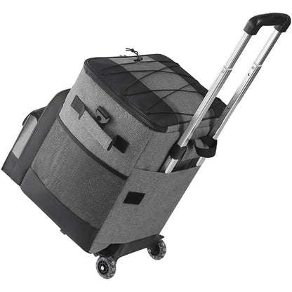 Personal Large Insulated Cooler Trolley Folding Shopping Car