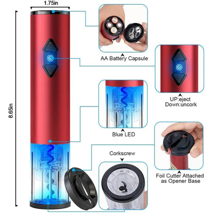 Electric Wine Bottle Openers Set