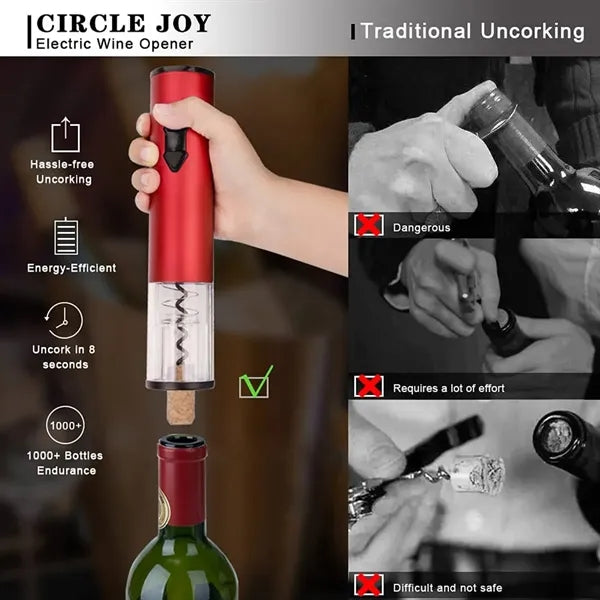 Electric Wine Bottle Openers Set