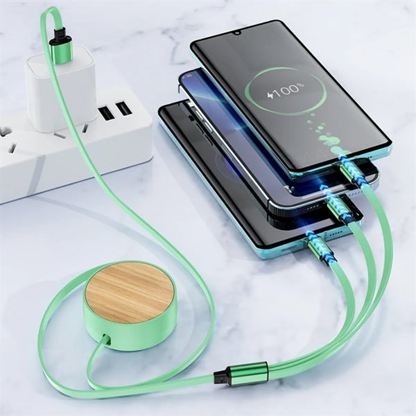 Bamboo Charging Cable 3 in 1
