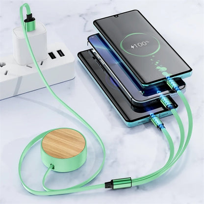 Bamboo Charging Cable 3 in 1