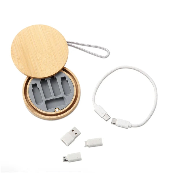 Bamboo 4-In-1 Charging Cable
