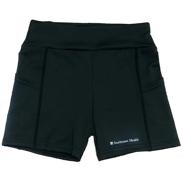 High Waist Yoga Shorts with Deep Pockets